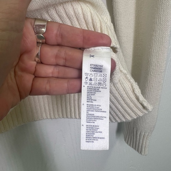 Forever 21 - TRES Chic Embroidered Crewneck Long Sleeve Knit Sweater Size Medium - Picture 8 of 9